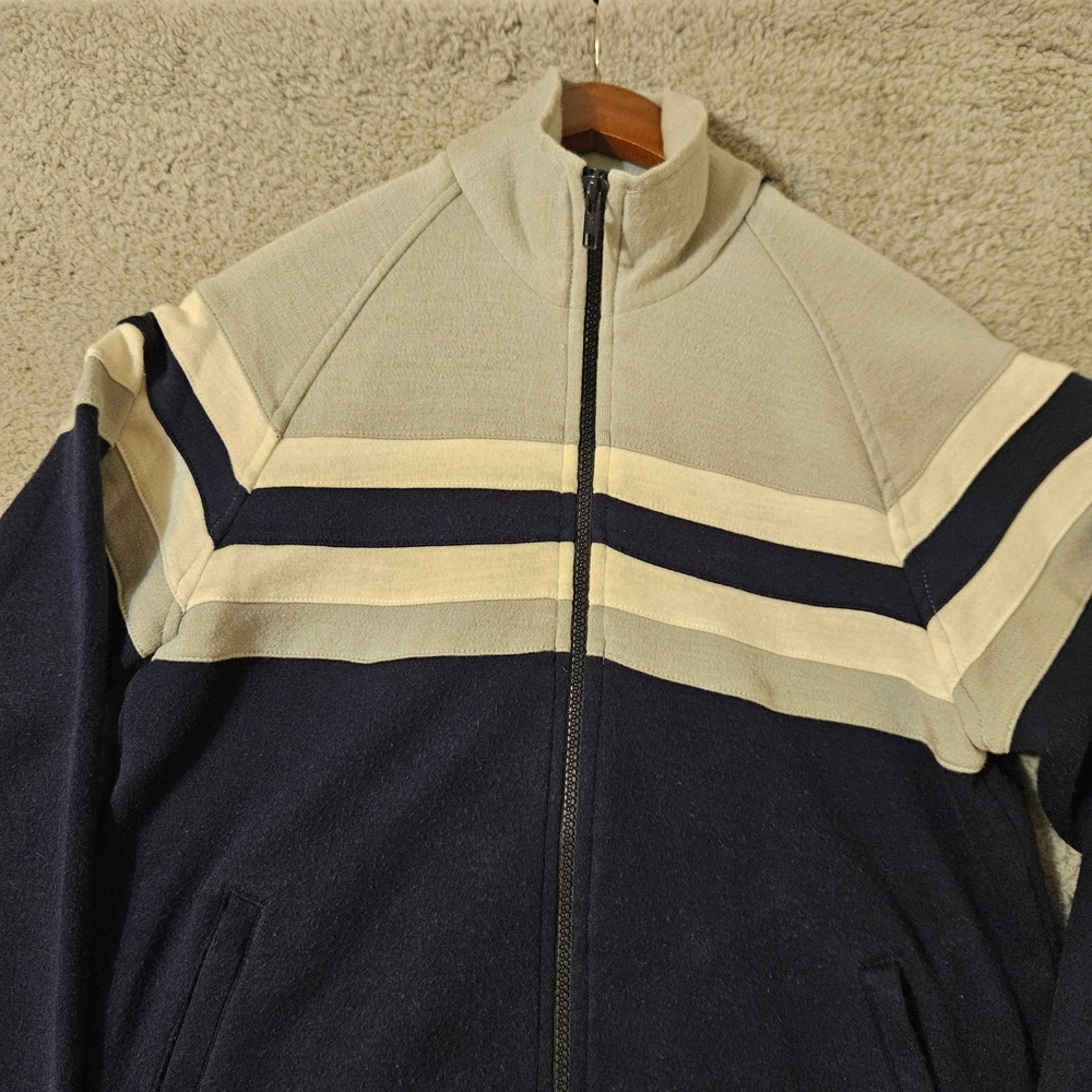 VTG Christian‎ Dior Monsieur Track Jacket Men's Size Small Blue Gray Color Block - Picture 6 of 10